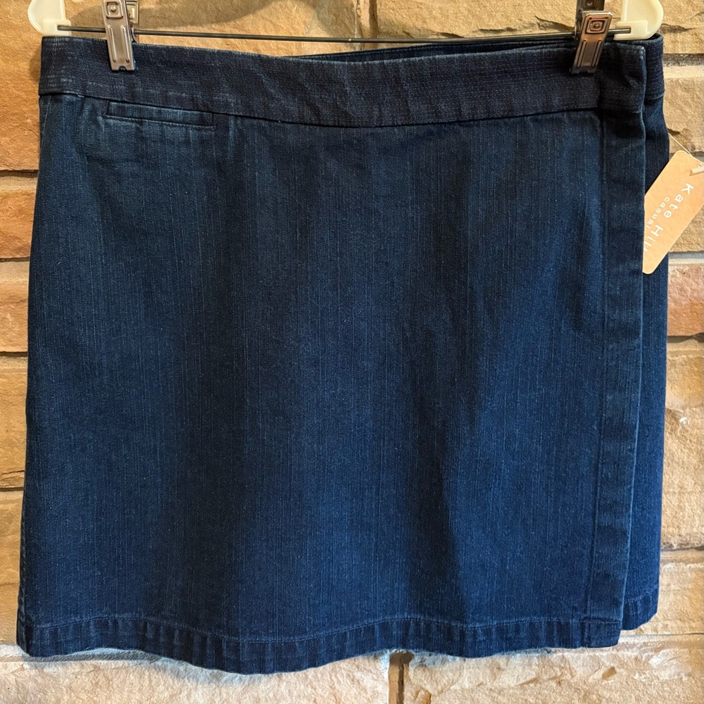 Katie Hill Denim Skirt Petite 14 NWT